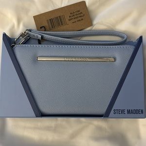 Steve Madden Bzippy boxed wallet blue glaze